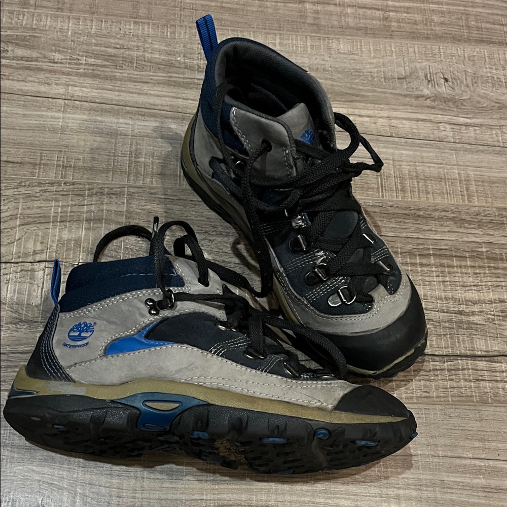 Timberland Black and Blue Outdoor Boots